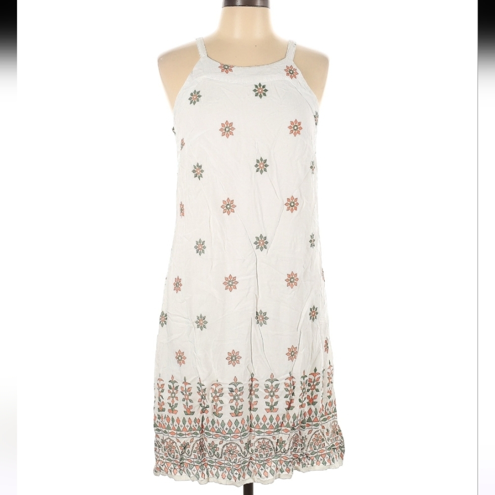 Lapogee Dress Sleeveless, halter neckline, shift dress Size XL
